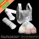 50 Pcs 0.03 / 0.05mm Clear PE Plastic Vest Shopping Bags for Vegetables Supermarket Retailing Bags